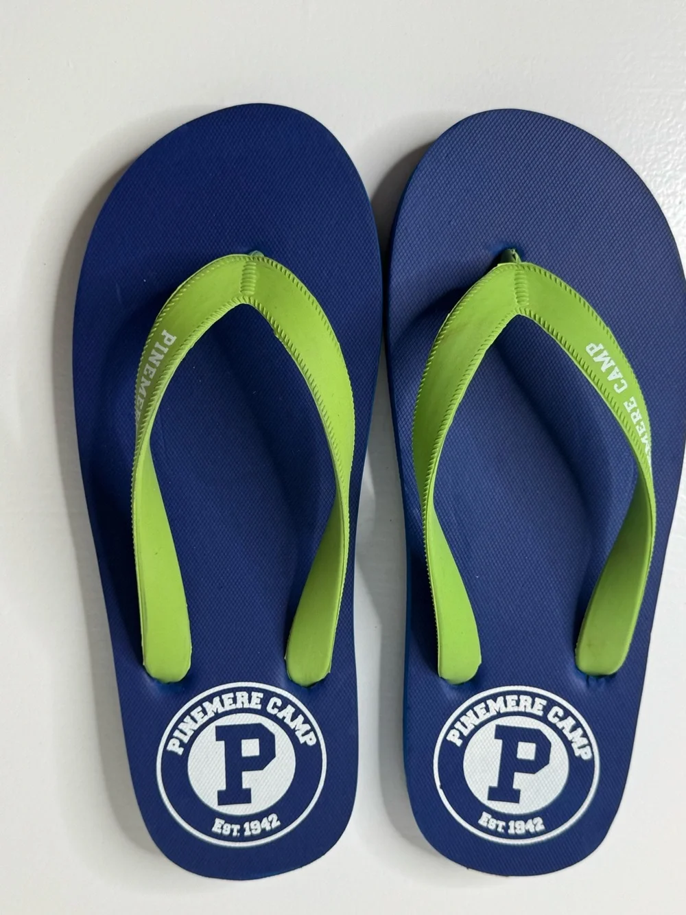 Pinemere Camp Men's Blue Flip-Flop Sandal - Casual Beach Comfort